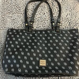 Dooney & Bourke Black Monogram Tote Bag
